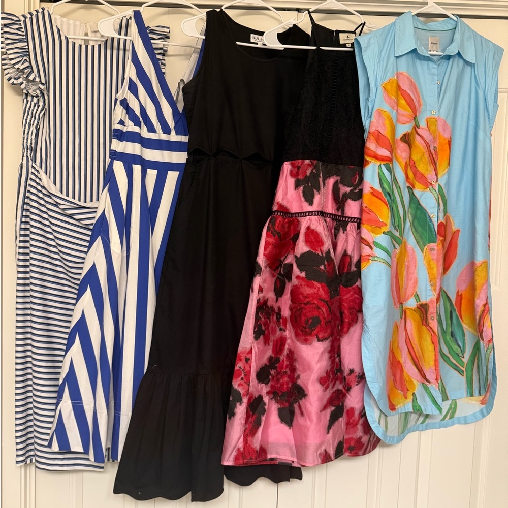 Tuckernuck Black and Pink Floral A-Line Skirt - Picture 10 of 10